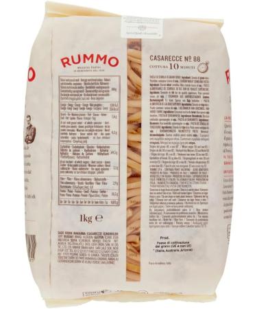  Italian Gourmet E.R. Rummo Casarecce N 88 Lot de 4 p tes Lenta Lavorazione en semoule de bl dur Bronze 1 kg + Polpa Italian Gourmet 400 g - Buy Online on GoSupps.com