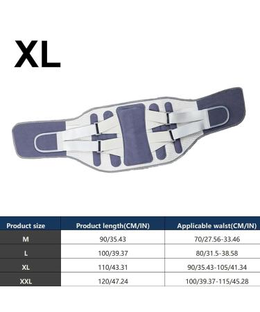 Back Support Brace | Lumbar Traction Device Waist Lumbar Lower Back Support Belt for Women Men Back Reliever Spinal Belt Back Relief Strap Blue O - Buy Online on GoSupps.com