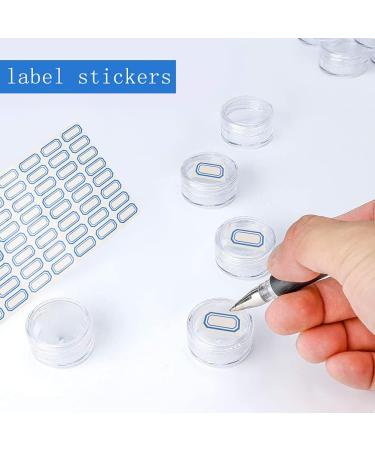 20-Piece Cosmetic Sample Set | 5g Round Plastic Jars with Screw Cap & Stickers - Ideal for Travel & Storage - Buy Online on GoSupps.com