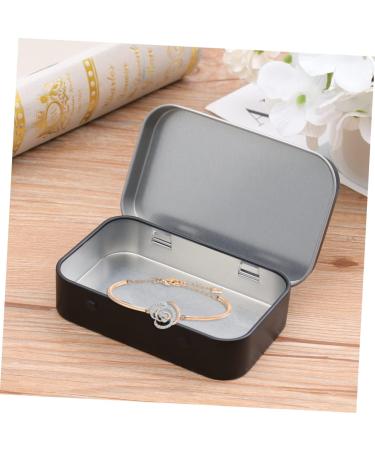 Operitacx 20pcs Box Metal Tin Cans Jewelry Box Travel Tea Household Products Size 3 Black - Buy Online on GoSupps.com