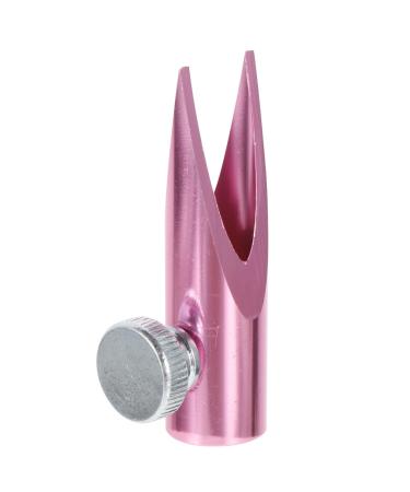 POPETPOP Eyebrow Sharpening Tool Eyeliner Sharpener Pencil Sharpener Makeup Eyebrow Pencil Sharpener Eye Pencil Sharpener Crayon Sharpener Metal Student Aluminum Alloy Make up Lipstick Pink 4.5x2cm