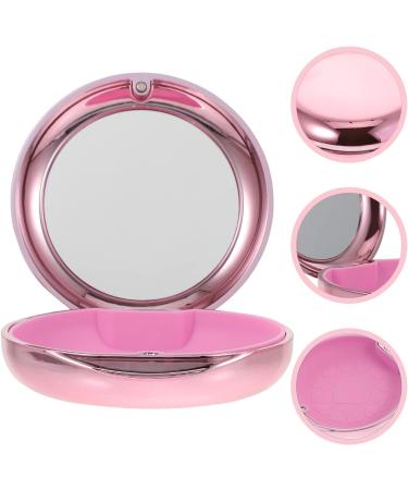 Healifty Portable Dental Retainer Box - Rose Gold | Braces & Invisible Denture Case with Mirror | Oral Care Box - 8.7X2.7CM - Buy Online on GoSupps.com