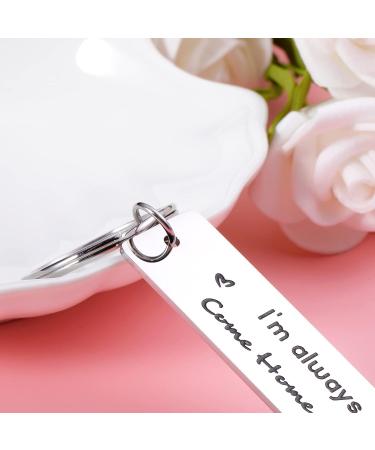 Personalized Gift Keychain for Son from Mom - Perfect Father's Day or Birthday Gift for Husband, Boyfriend, Dad - Ideal Keyring for Driver, Trucker, Policeman, Pilot - Anniversary or Christmas Gift for Men - Buy Online on GoSupps.com