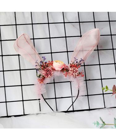 1 Stk Pointed Rabbit Ears Headband | Easter Bunny Head Jewelry | Long Rabbit Ears Headband Perfect for Easter Celebrations - Buy Online on GoSupps.com