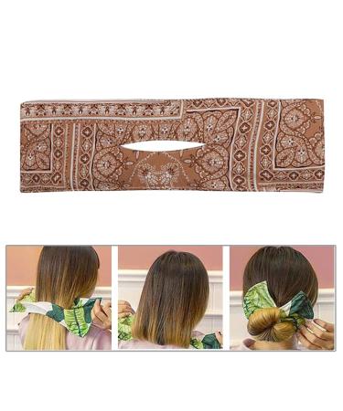 Buy Skillful Bun Hair Styling Tool - Top Knot French Polyester Headband for Women | Perfect Summer Hair Accessory - Buy Online on GoSupps.com