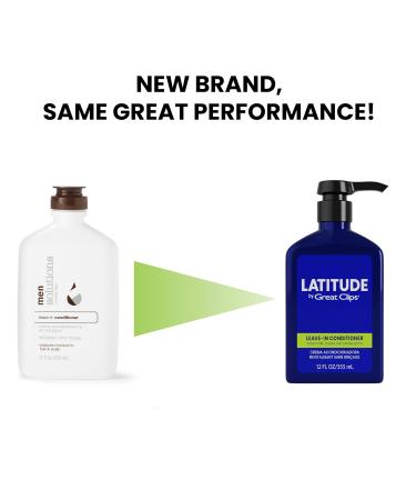 GREAT CLIPS Men's Leave-In Conditioner 12oz - Natural Extracts for Hair & Scalp Hydration | Soothes Scalp Irritations - Buy Online on GoSupps.com