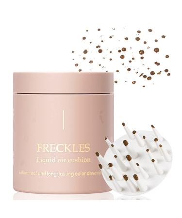Erinde Upgrade Liquid Freckle Pen  Fake Freckles Stamp Air Cushion  Long Lasting Waterproof Quick Dry Lifelike Freckles Marker Makeup  Magic Freckle Stamp for Natural Sunkissed Makeup (02 Chocolate) - Buy Online on GoSupps.com