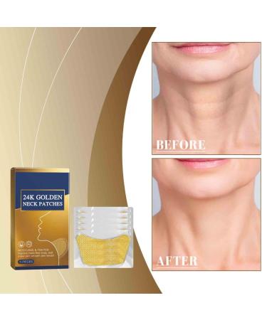 15PCS Collagen Neck Patch 24k Gold Neck Line Removal Anti wri-nkle Firming Lifting Moisturizing Retinol Hyaluronic Acid Sticker - Buy Online on GoSupps.com