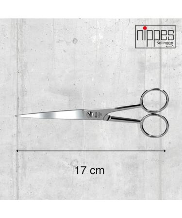 Nipple Solingen 17 cm Professional Hair Scissors | Rustproof Stainless Steel Hairdresser Shears for Perfect Clean Cuts | Made in Germany - Buy Online on GoSupps.com