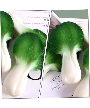 OUNONA 2pcs Little Cabbage Model Little Cabbage Props Simulation Vegetables Artificial Lettuce Simulation Food Model Decor Models Restaurant Display Prop Pvc Ingredients Chinese Cabbage - Buy Online on GoSupps.com