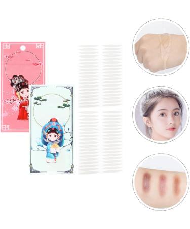 POPETPOP 2 Sets Invisible Double Eyelid Stickers 2 Sided Tape Eyelid Strips Eye Lift Tape Hooded Eyelid Lifter Strips Eyelid Tape Eye Lid Tape Eye Lift Strips Droopy Eyelid Lifter Eyes Glue - Buy Online on GoSupps.com