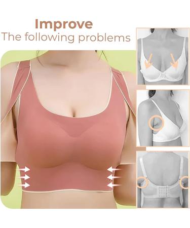 Wireless Front Cross Buckle Sports Bra | Shaping & Lifting | Black XL (60-70kg) - Buy Online on GoSupps.com
