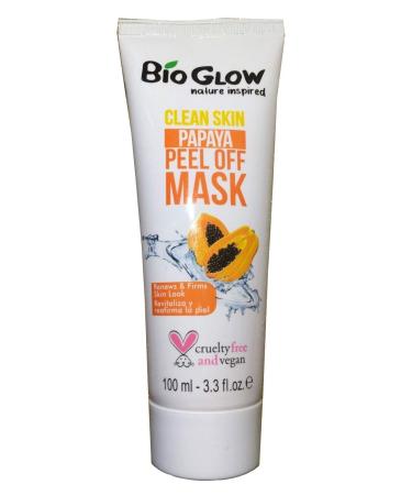 Bio Glow Natural Inspired Clean Skin Papaya Peel Off Mask 100ml