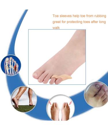 Pinky Toe Bunionette Corrector - 10 PCS Silicone Double-Loop Toe Separators for Tailor's Bunion, Pain Relief & Protection - Buy Online on GoSupps.com