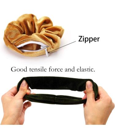 Generse Flannel Hair Ties - 6 Black Hair Ropes for Women & Girls | Stylish Hair Accessories - Buy Online on GoSupps.com