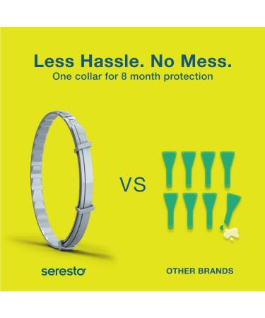 Seresto Flea and Tick Collar for Small Dogs (Up to 18 lbs) | 8-Month Protection | 1 Pack - Buy Online on GoSupps.com