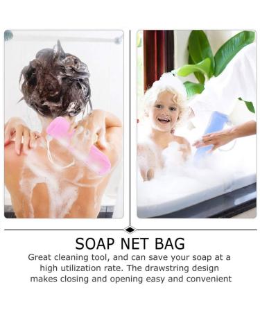 FRCOLOR 10pcs Foaming Soap Mesh Bags - Exfoliating Bath Sleeves for Soap Bars & Cleansing Pouches | Ideal for Shower & Cleaning - Buy Online on GoSupps.com