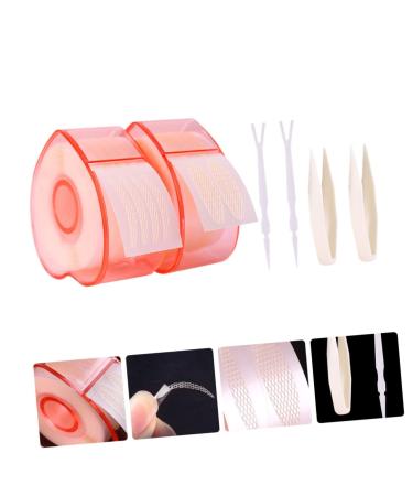 Healeved 2 Roll Lace Double Eyelid Sticker Adhesive Double Eyelid Tapes Stickers Instant Eye Lift Strips for Women Invisible Double Eyelid Sticker Women Eyelid Sticker Double Eyelid Fiber 5.2x5cm Assorted Color - Buy Online on GoSupps.com