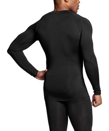 TSLA Men's UPF 50+ Long Sleeve Compression Shirts 3 Pack - Black - Large | Athletic Workout & Water Sports Rash Guard - Buy Online on GoSupps.com