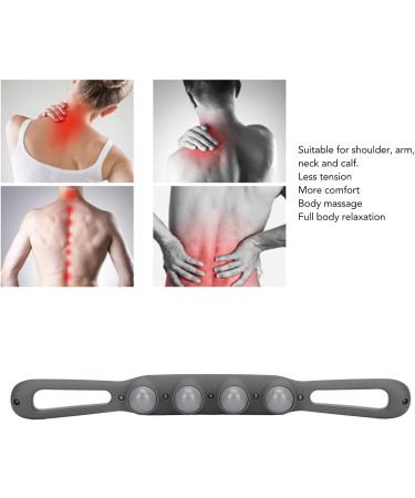 360-Degree Gray Muscle Massage Scooter | Relieve Sore Muscles & Enhance Lymphatic Drainage - Relaxing Muscle Roller Tool for Shoulders & Arms - Buy Online on GoSupps.com