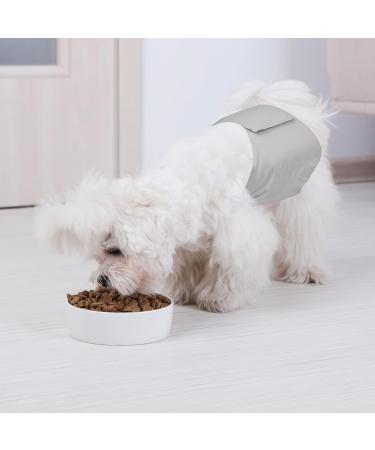 Avont Reusable Male Dog Diapers - 3 Pack Belly Band for Incontinence | Washable Eco-Friendly | Sizes XL (54-71cm) - Black Brown Gray - Buy Online on GoSupps.com