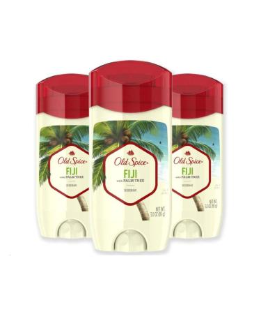 Old Spice Aluminum Free Deodorant for Men Fiji with Palm Tree Scent 3.0 Ounce (Pack of 3) Fiji 3 Count