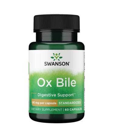 Swanson Ox Bile - Standardized 90 mg 60 Caps 1