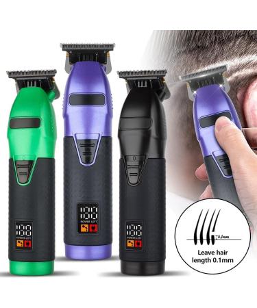 Buy High Power Hair Clippers for Men - Electric Hair Clipper with Digital Display & Razor Sharp Precision - S11 Hair Trimmer in Purple - Buy Online on GoSupps.com