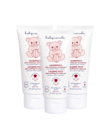 BabyClocke set with 3 pieces soothing zinc oxide 20% zinc oxide cream for diapers moisturizing calms protects the skin from redness.Natural ingredients - 3 x 75 ml 3 confezioni da 75 ml l'una
