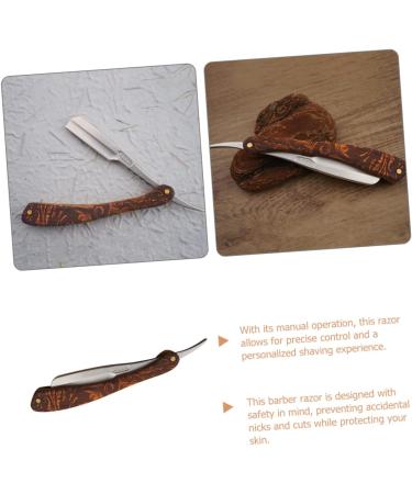 Minkissy 2-Pack Stainless Steel Folding Safety Razor & Hairdresser Knife | Premium Straight Shave & Foldable Blades for Hair Cutting - Buy Online on GoSupps.com