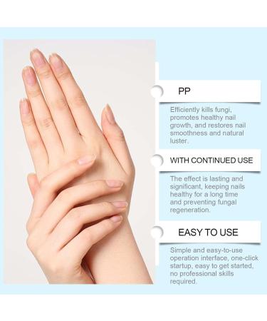 Nail Blue Light Device | Nail Cleaning Lamp Erase Toenail Discoloration Solution Damaged Discolored Nails Device Long Lasting Nail Care for Fingernails - Buy Online on GoSupps.com