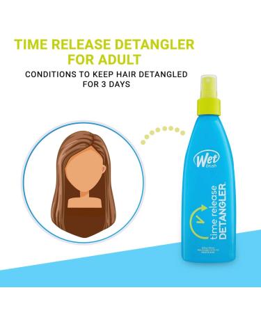 Wet Brush Time Release Detangler Adult Formula 10 Fl.Oz - Smooth & Detangle Hair with Ease - Buy Online on GoSupps.com