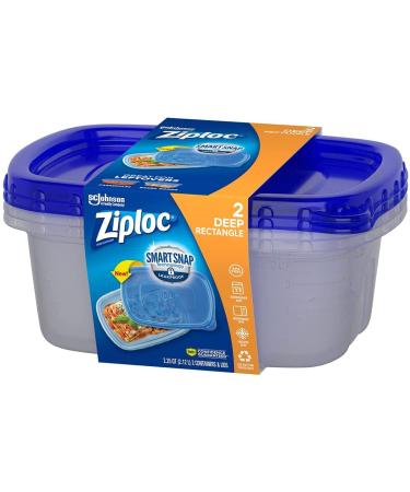 Ziploc Container Large Rectangle, 9 cup Containers (4ct) - Buy Online on GoSupps.com