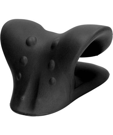 Neck Shoulder Relaxer Cervical Traction Device Arch Shaped Support Muscle Relaxing Ergonomic for Daily Use (Black) - Buy Online on GoSupps.com