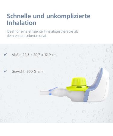 Pari Boy Free Inhalation Device - Portable Inhalator for Adults Children & Babies | Innovative Swing Membrane Technology | Quick Inhalation Time - 1 Pack - Buy Online on GoSupps.com