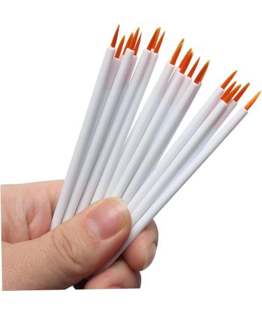 WOONEKY 100pcs Disposable Eyeliner Brush Lip Scrubber Tool Fine Liner Brush Eyeliner Makeup 9x6.5cm As Shown - Buy Online on GoSupps.com