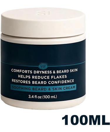  WJnflQN Beard Moisturizing Cream | Balm Plant Extracts Facial Beard Moisturizer for Dad Boyfriend Birthday Valentine's Day Christmas Home Bathroom Travel - Buy Online on GoSupps.com