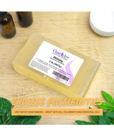 Honey Melt and Pour Soap Base - 2lb Natural Cosmetic Grade Soap for DIY Projects - International Shipping Available - Buy Online on GoSupps.com