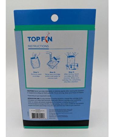 Top Fin Silentstream PF-L Refill 6.5in x 4.5 - (3 Pack) for PF20, PF30, PF40, PF75 Power Filters - Buy Online on GoSupps.com