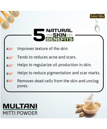 NIGHT 100 Natural Multani Mitti Powder Pot 1kg* 2 2kg Set of 2 - Buy Online on GoSupps.com