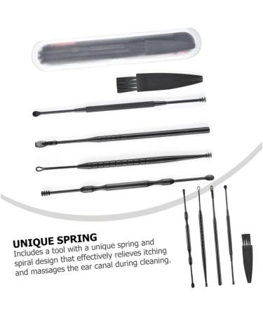 FRCOLOR Ear Cleaner Set - Earwax Removal Tools Ear Loop Wax Remover & Earbud Cleaning Kit - 410 Steel Spring Ear Pick Cleaner - Buy Online on GoSupps.com