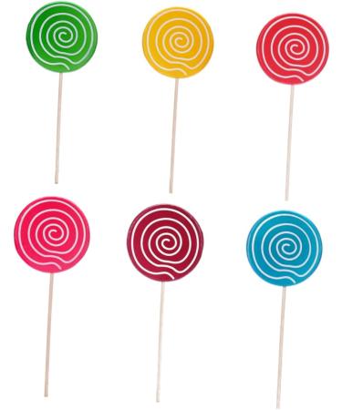 Veemoon 3pcs Lollipop Crafts Kids Playset Large Lollipop Decor Candy Lollipop Prop Carnival Cosplay Baby Food Organic Tablet Holder for Car Wedding Topper Big Lollipop Cake Child Bamboo - Buy Online on GoSupps.com