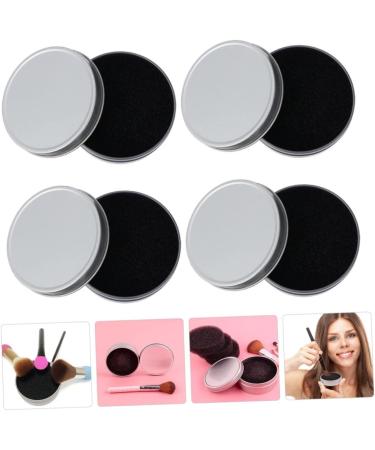 Didiseaon 4sets Box Makeup Sponge Tools Makeup Brush Cleaner Mat Cleaning Tools Makeup Brush Cleaning Tool Scrubber Sponges Makeup Cleaner Sticker Activated Carbon Sponge Make up - Buy Online on GoSupps.com