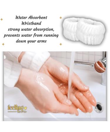 Feeling Love Plush Beauty Essentials Set - Luxurious Face Washing Wristband & Hairband for Comfort & Convenience - Buy Online on GoSupps.com