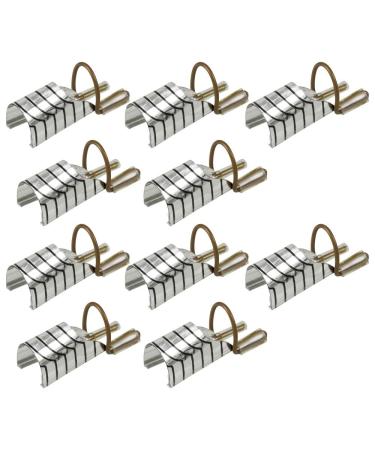 10X reusable stencils U-shape for UV gel/acrylic