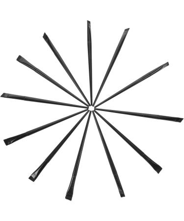 BIUDECO 36 Pcs Eyeliner Brush Eye Shadow Brush Eyeliner Smudge Tool Eyeshadow Brush Black Wooden Handle - Buy Online on GoSupps.com