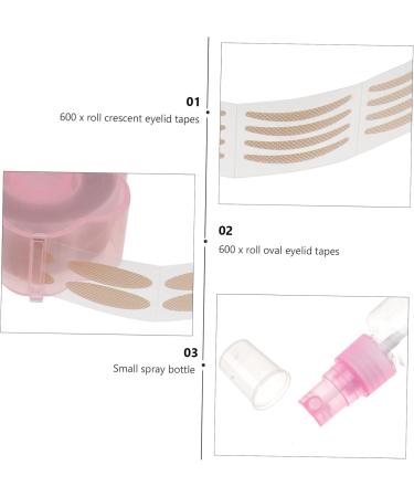 Beavorty Double Eyelid Sticker Double Sided Eyelid Tape Transparent Tape Women Eyelid Tape Double Eyelid Tape Lace Eye Lift Strip Invisible Eye Stickers Female Eyelid Tapes 1 Set - Buy Online on GoSupps.com