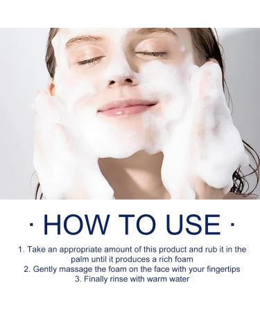 Acne Foaming Wash Acne Foam Wash for Women Mild Daily Facial Cleanser for Deep Pore Cleansing Face Wash Deep Wash Pore Oil Face Wash Exfoliating Face Wash Moisturising Face Wash Facial Wash Women - Buy Online on GoSupps.com