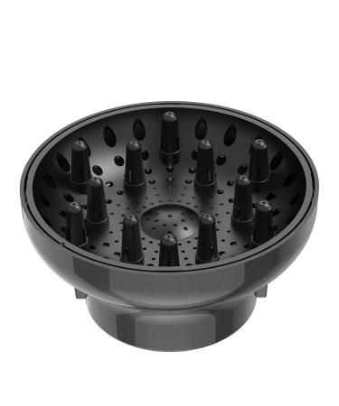 Universal Hair Diffuser Attachment | Adjustable Fit for Most Blow Dryers | 1.7-2.6 Diameter | Air Dryer Diffuser for Hair Care - Black - Buy Online on GoSupps.com