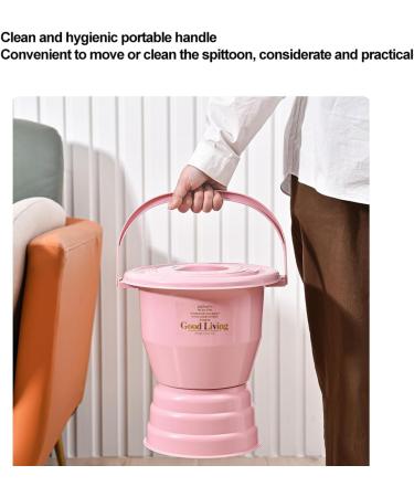 NEDLON Chamber Pot Bedpan Urinal with Toilet Seat Urine Pots Bucket with Lid Handle Portable Potty for Women Men Elderly (Color : Black Size : 27.5cm) 27.5cm Black - Buy Online on GoSupps.com